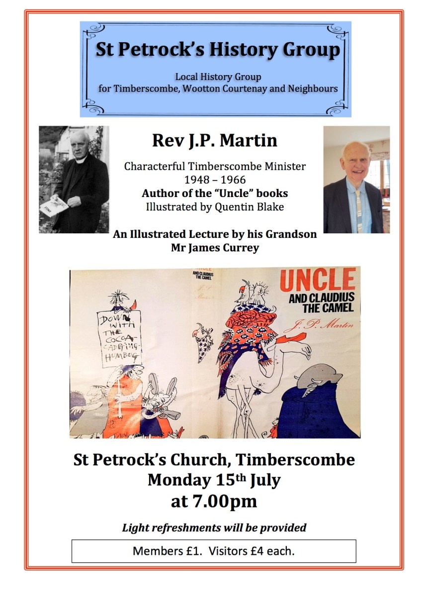JP Martin Lecture poster