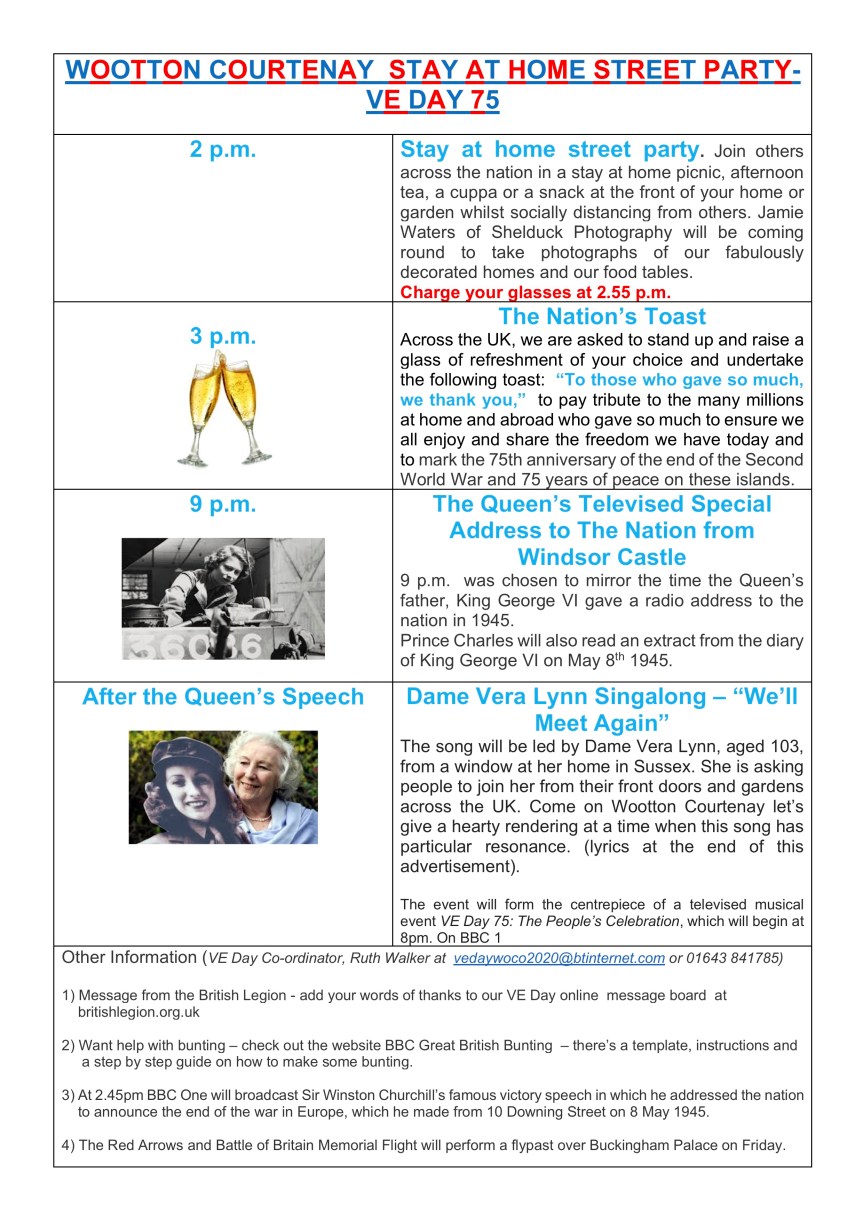 VE Day Stay at Home Party May 2020 2