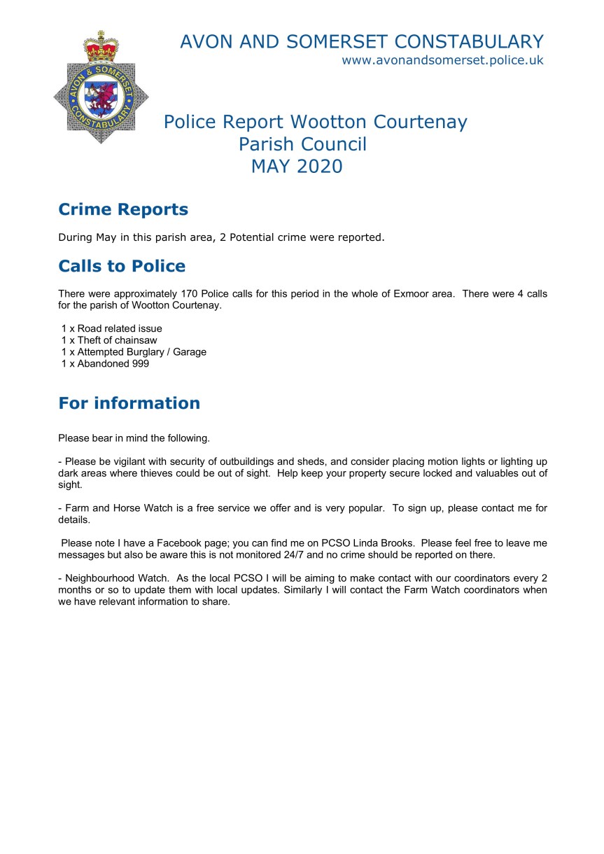 Wootten Courtenay PC May 2020