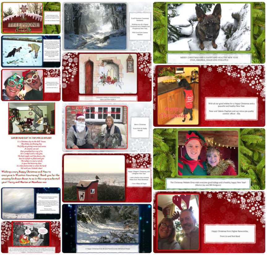 The Village Christmas Card&nbsp;Display